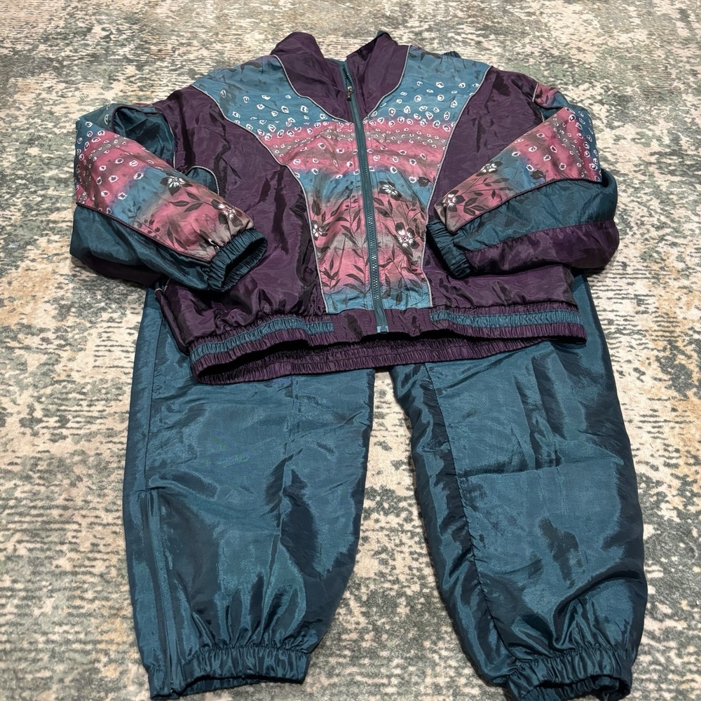 vintage two-piece OutBrook tracksuit XL EUC